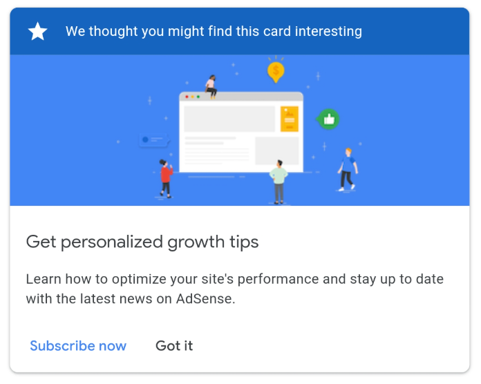 Get personalized growth tips
